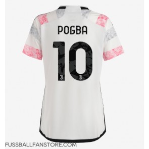 Juventus Paul Pogba #10 Replik Auswärtstrikot Damen 2023-24 Kurzarm